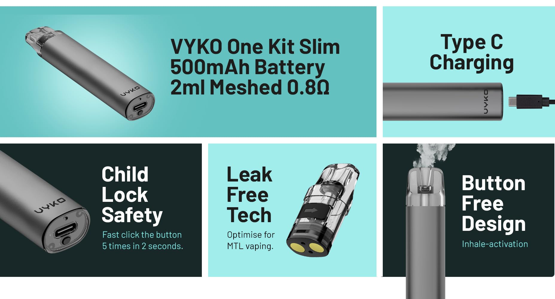 VYKO One Kit Slim (BUY ONE GET ONE FREE)