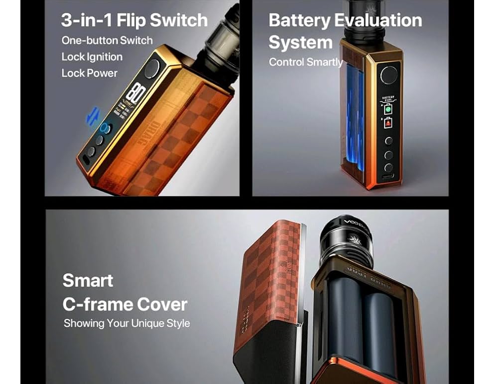 VOOPOO Drag 5 177W UNFORCE-X TANK (BUY ONE GET ONE FREE)