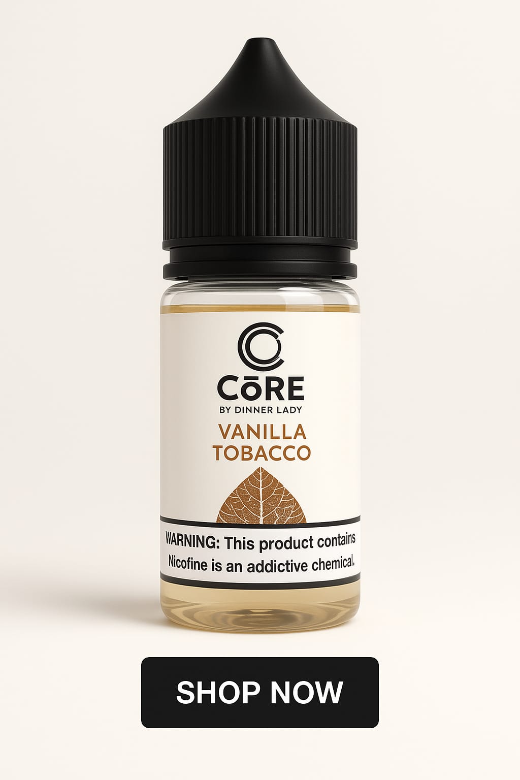 Vanilla - Core Salt by Dinner Lady (PACK OF 2) | 30ML Vape Juice | 20MG,30MG,50MG |
