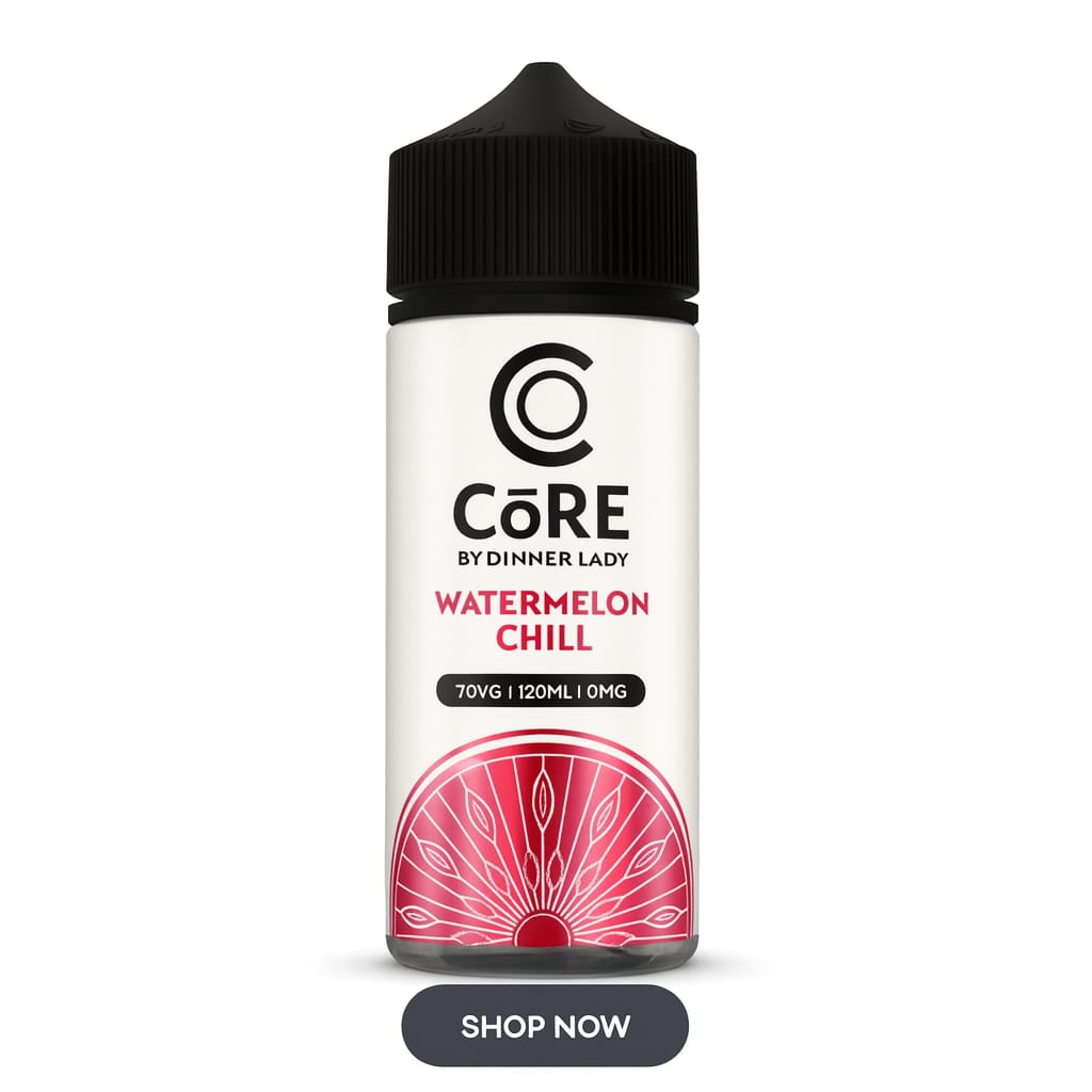 Watermelon Chill - Core by Dinner Lady ( BIG PACK OF 2) | 120Ml Vape Juice | 3MG,6MG |