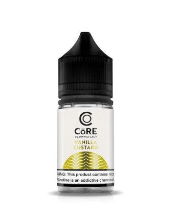 Vanilla Custard - Core Salt by Dinner Lady (PACK OF 2) | 30ML Vape Juice | 20MG,30MG,50MG |